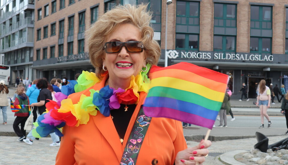 Som vanlig var Trude Drevland, tidligere ordfører i Bergen med og satte farge på dagen.