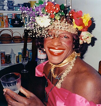 Sexarbeideren, dragdronningen og transkvinnen Marsha P. Johnson (1945–1992) var en sterk stemme i lhbt-frigjøringskampen. Selv om flere feilaktig har kreditert Johnson for å ha startet Stonewall-opptøyene, var Johnson selv alltid tydelig på at hun ikke var til stede da opptøyene begynte. Sexarbeideren, dragdronningen og transkvinnen Marsha P. Johnson (1945–1992) var en sterk stemme i lhbt-frigjøringskampen. Selv om flere feilaktig har kreditert Johnson for å ha startet Stonewall-opptøyene, var Johnson selv alltid tydelig på at hun ikke var til stede da opptøyene begynte.