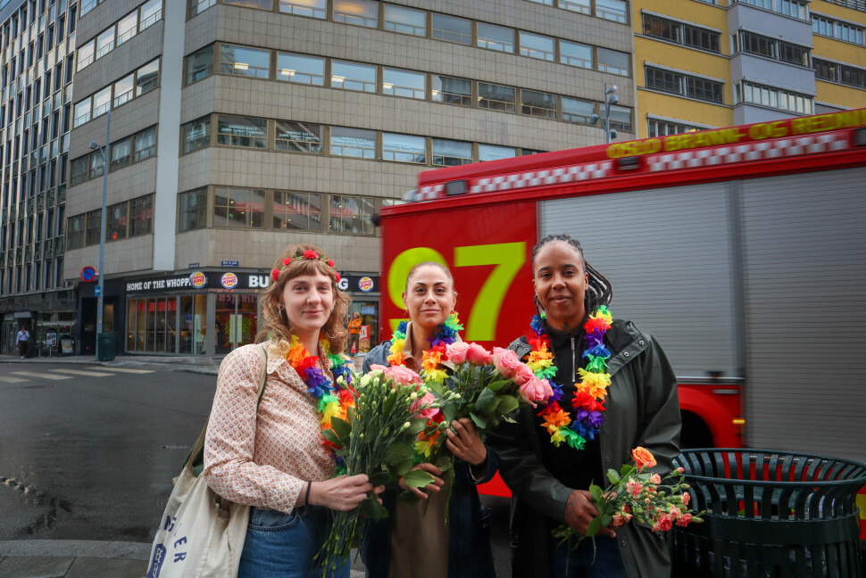 f.v. Sara Kristofferson, Lisa Martinson og Josefin Söderberg.