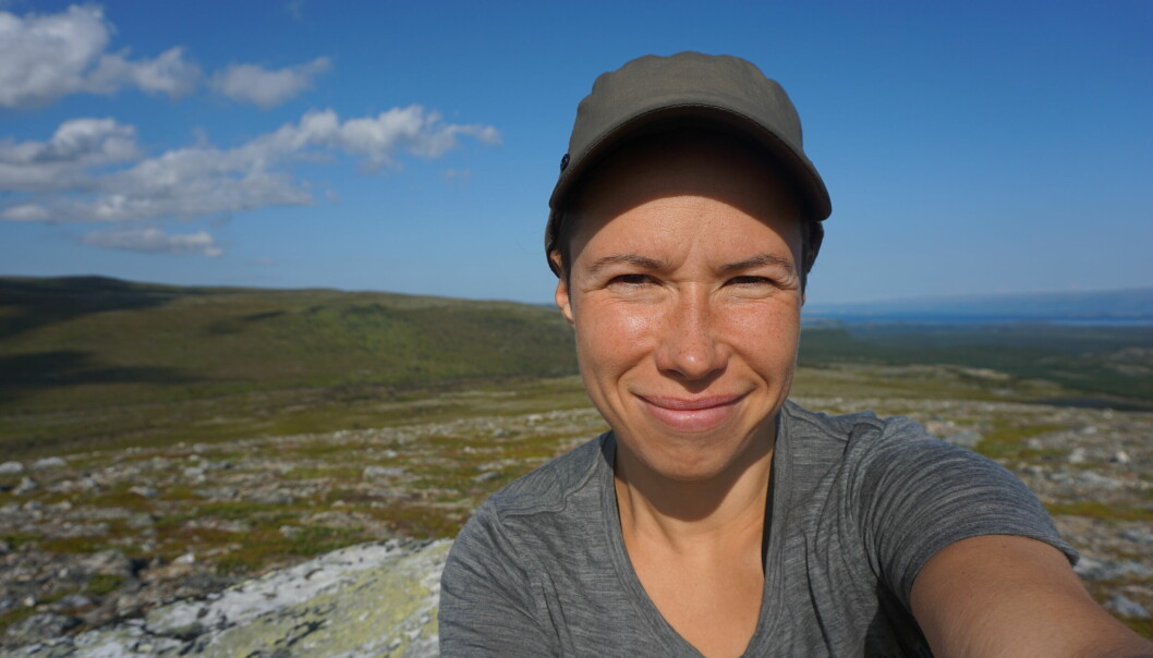 Elisabeth Stubberud sender Blikk et bilde fra Bissojohka i Finnmark.