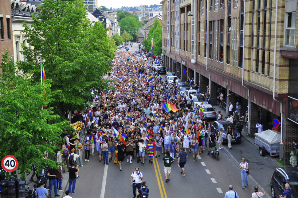 Flere tusen gikk i solidaritetsparaden lørdag 25. juni, til tross for at Oslo Prides offisielle parade ble avlyst.