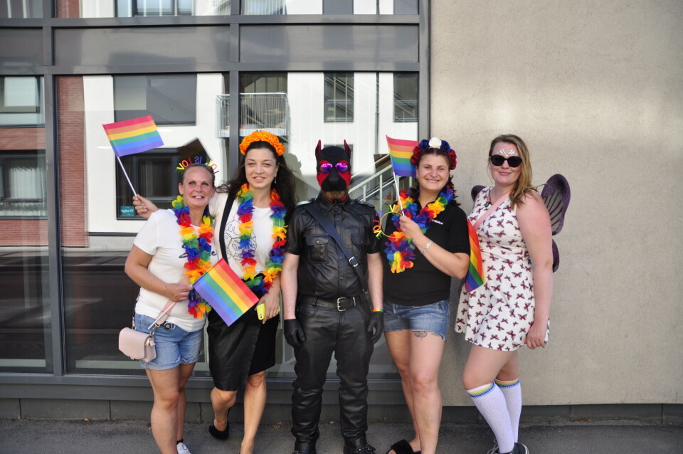 Kofter og lær på Drammen Pride
