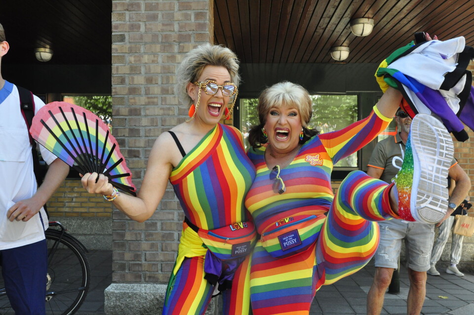 Kofter og lær på Drammen Pride