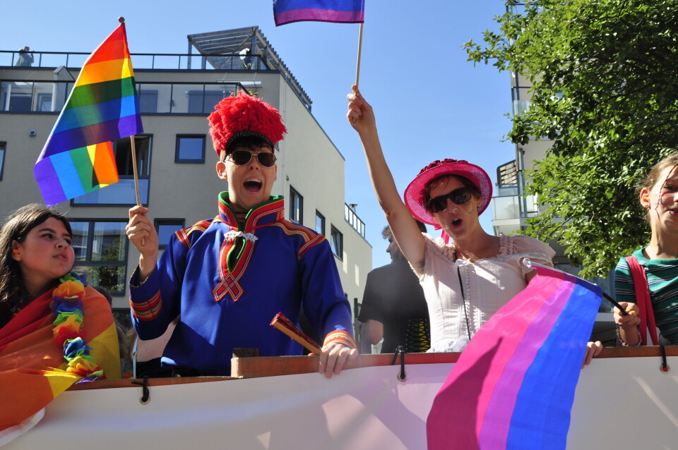 Kofter og lær på Drammen Pride