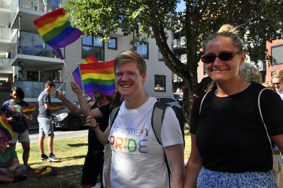 Kofter og lær på Drammen Pride