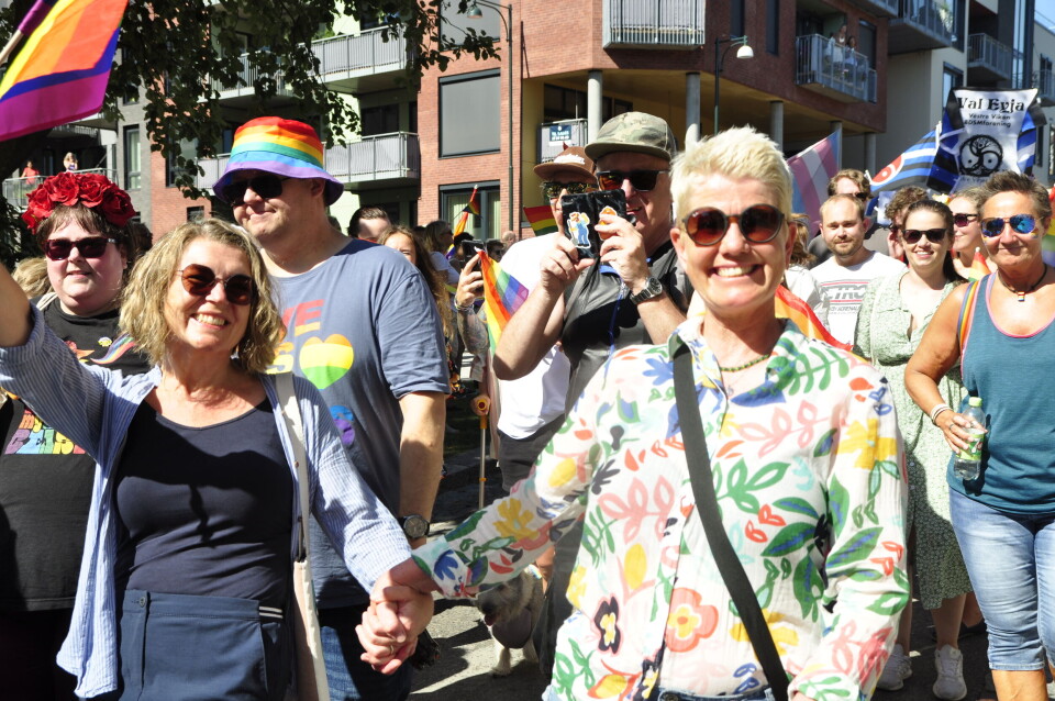 Kofter og lær på Drammen Pride