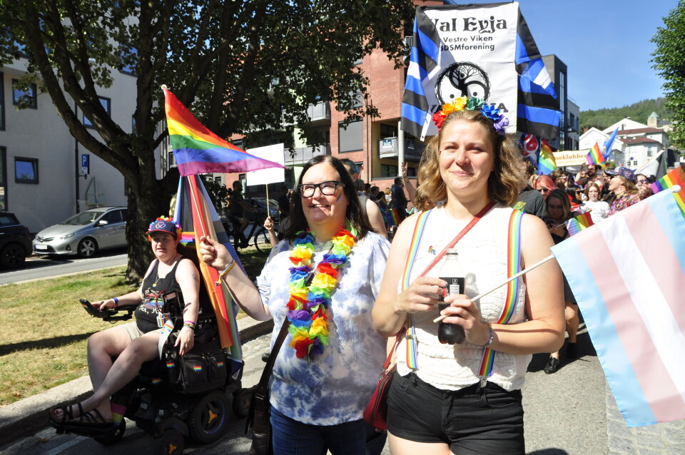 Kofter og lær på Drammen Pride