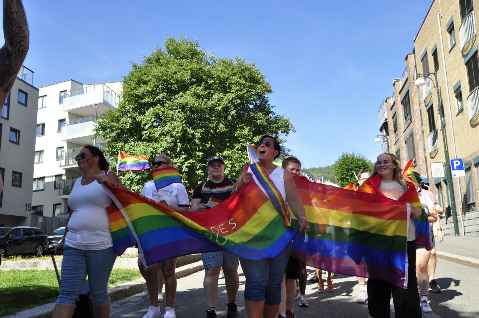 Kofter og lær på Drammen Pride