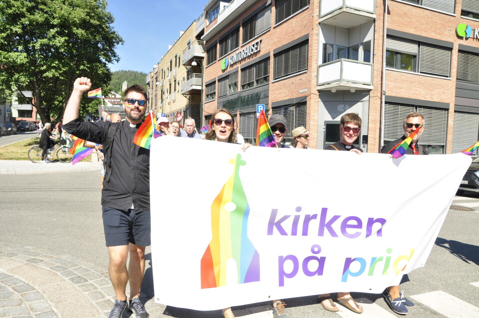 Kofter og lær på Drammen Pride
