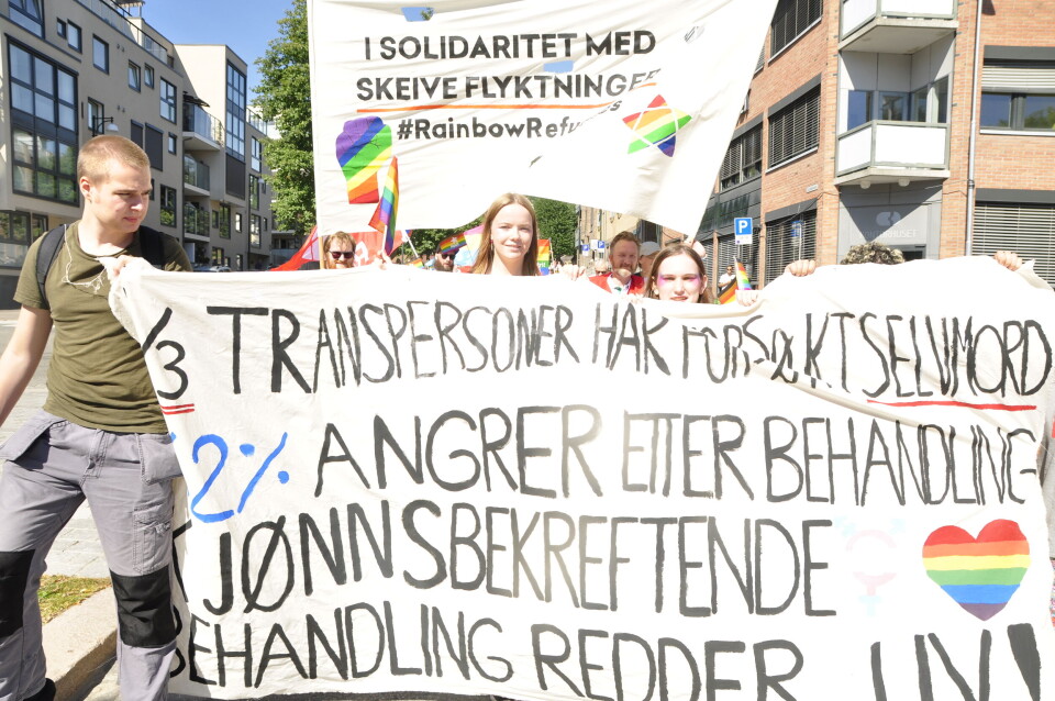 Kofter og lær på Drammen Pride