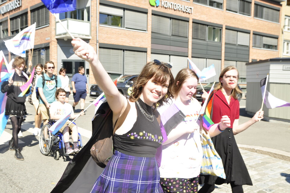 Kofter og lær på Drammen Pride