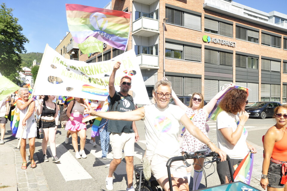 Kofter og lær på Drammen Pride