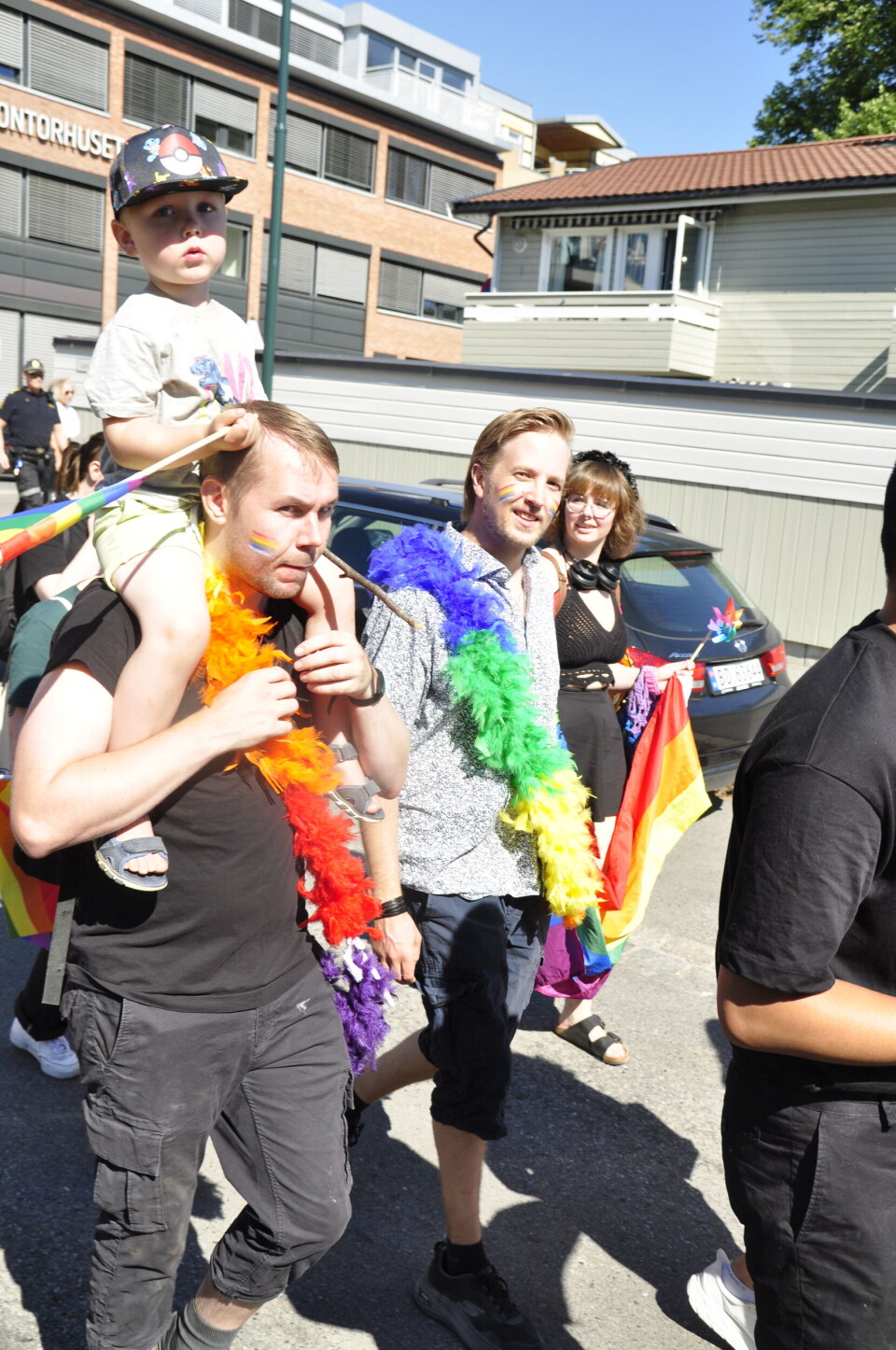 Kofter og lær på Drammen Pride