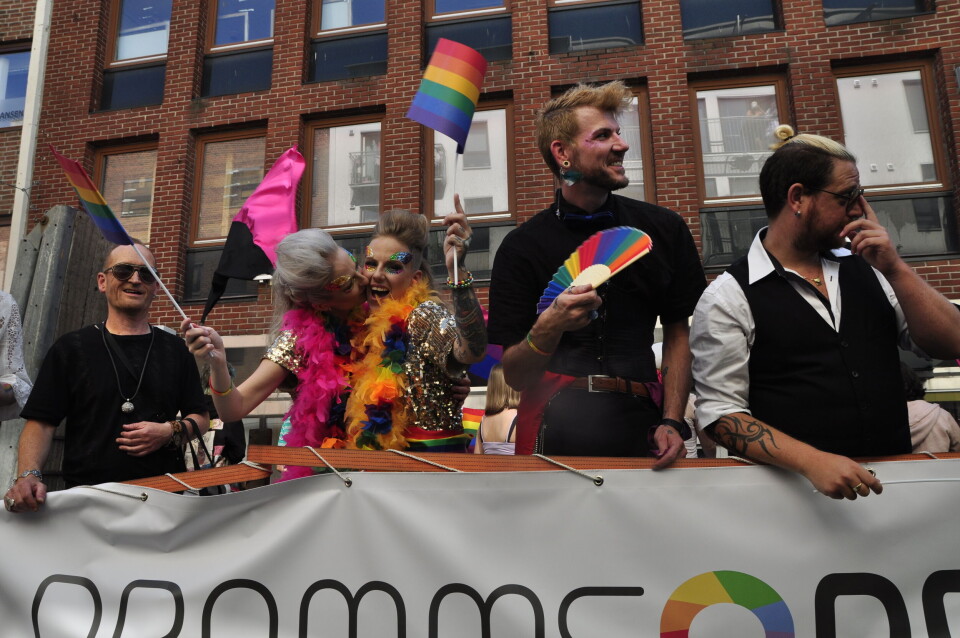 Kofter og lær på Drammen Pride