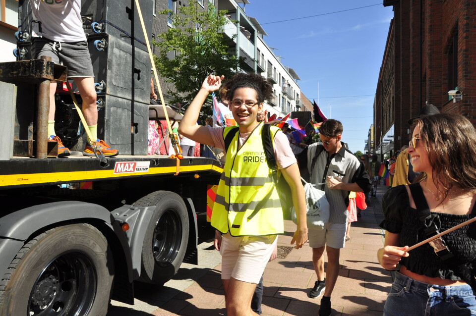 Kofter og lær på Drammen Pride