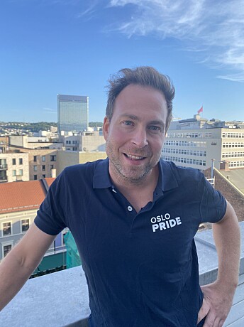 Dan Bjørke, leder i Oslo Pride. Dan Bjørke, leder i Oslo Pride.