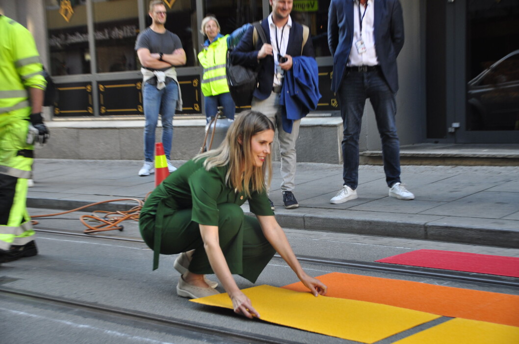 Byråd for miljø og samferdsel i Oslo, Sirin Hellvin Stav (MDG). Byråd for miljø og samferdsel i Oslo, Sirin Hellvin Stav (MDG).