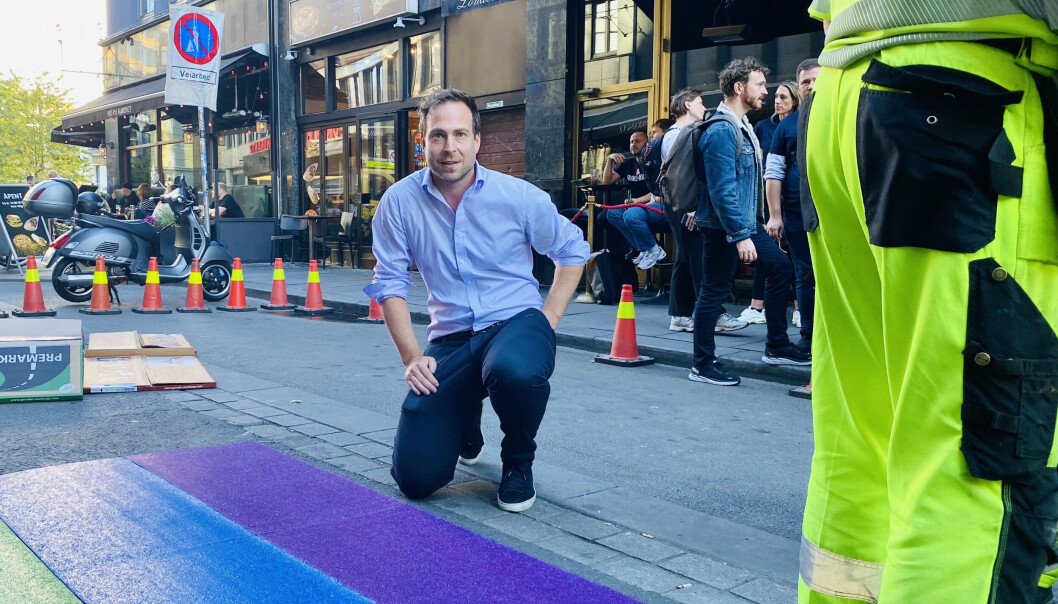 Oslo Pride-leder Dan Bjørke. Oslo Pride-leder Dan Bjørke.