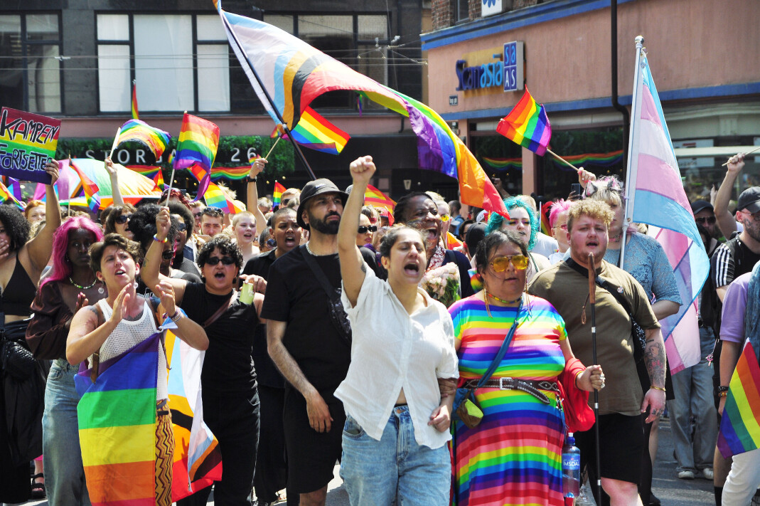 Fra solidaritetsparaden i Oslo 25. juni i år. Fra solidaritetsparaden i Oslo 25. juni i år.