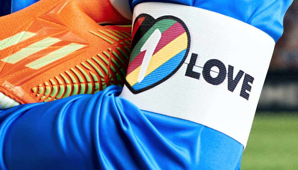 Fra kampanjen 'OneLove'. Fra kampanjen 'OneLove'.