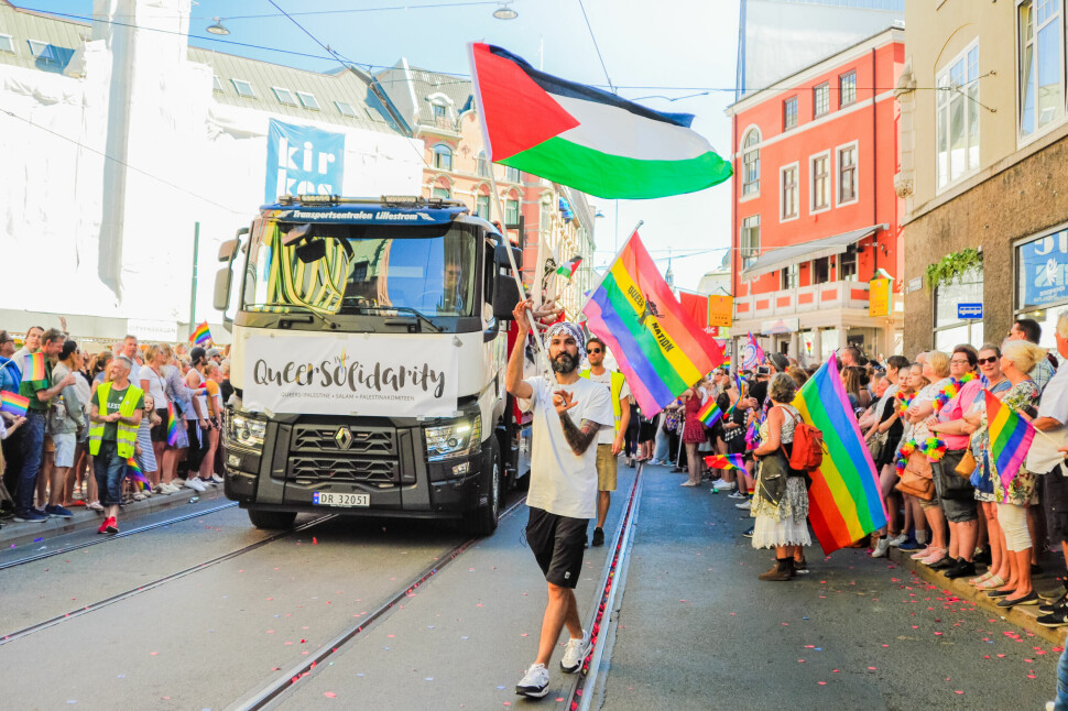 Salams Thee-Yezen Al-Obaide i Oslo Pride-paraden 2018.