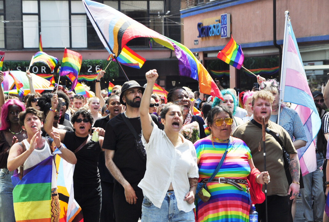 Solidaritetsparaden i Oslo 25. juni. Solidaritetsparaden i Oslo 25. juni.
