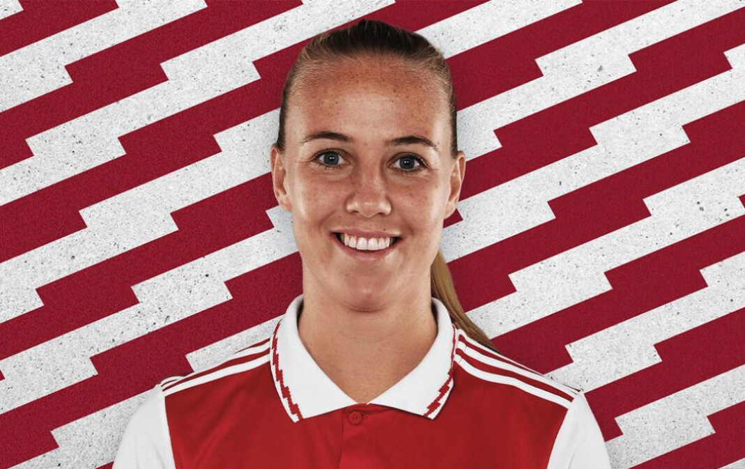 Beth Mead spiller for Arsenal og på det engelske landslaget. Beth Mead spiller for Arsenal og på det engelske landslaget.