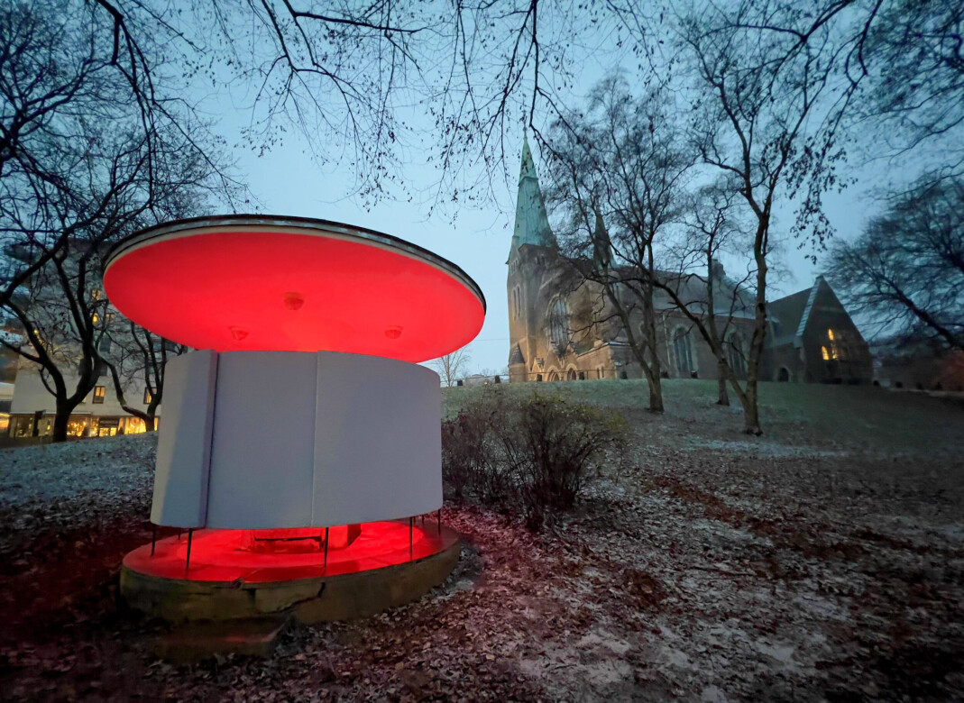 Kjærlighetskarusellen i Stensparken. Kjærlighetskarusellen i Stensparken.