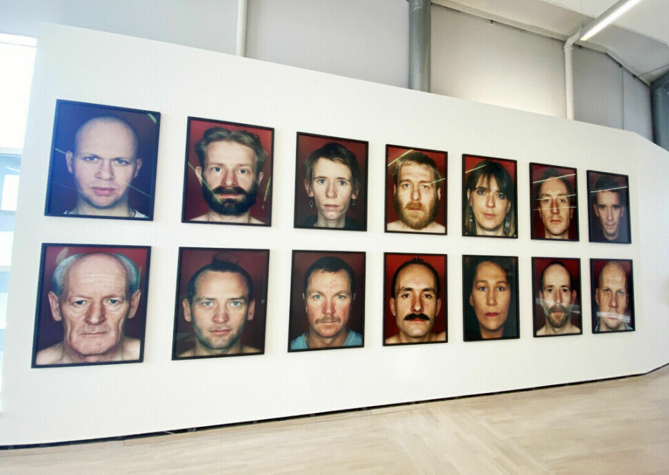 Fin Serck-Hanssens portretter på utstillingen «Hvert øyeblikk teller – Følelser av aids» på Henie Onstad Kunstsenter i 2022.