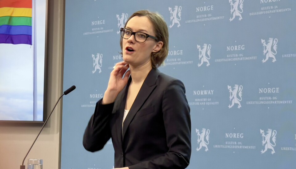 Kultur- og likestillingsminister Anette Trettebergstuen.