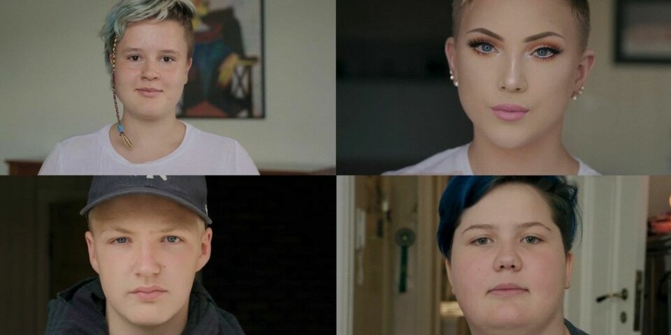 I dokumentarfilmen «Hei verden» forteller Runa (12), Viktor (12), Dina (13) og Joachim (14) sine historier om det å være ung og skeiv.