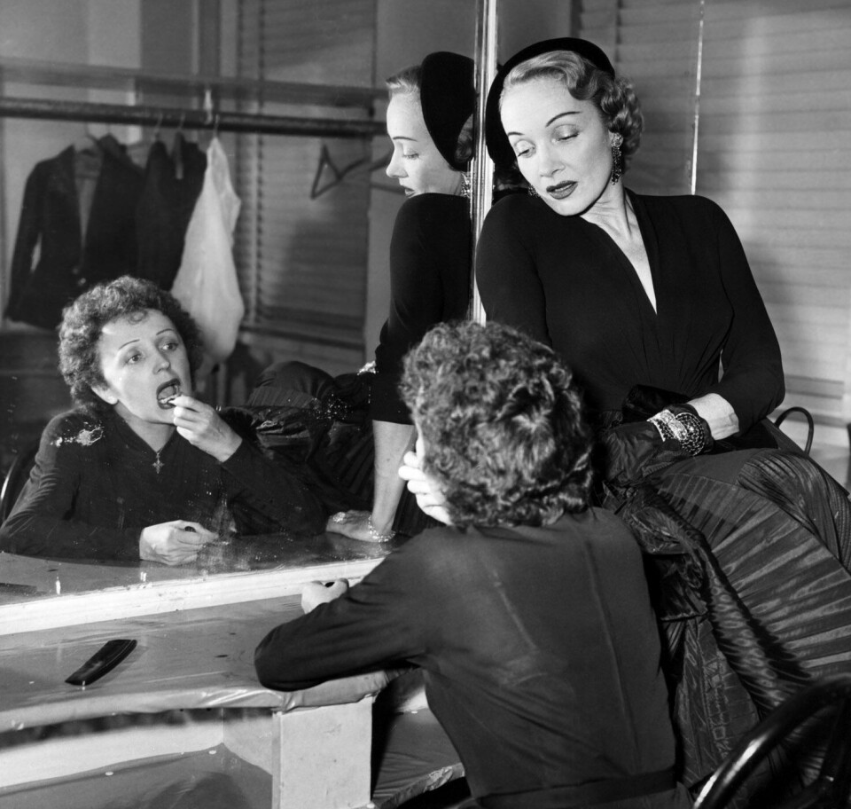 – Det er få som vet hvor nære de var og hva dette vennskapet betydde, sier regissør Ann-Christin Rommen om forholdet mellom Edith Piaf (t.v.) og
Marlene Dietrich.