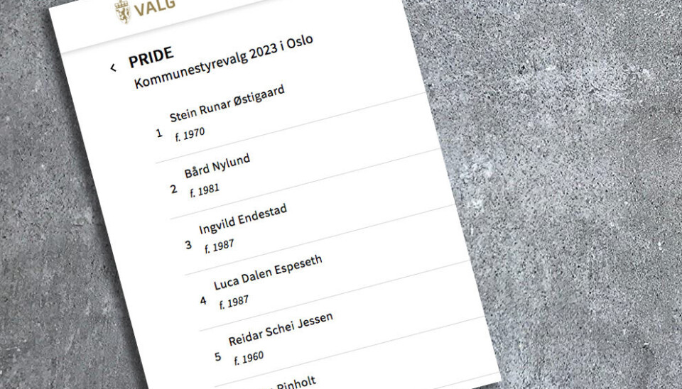 Alliansens Pride-liste til kommunevalget er en protest mot Pride og Fri ifølge Alliansen-leder Hans Jørgen Lysglimt Johansen. Alliansens Pride-liste til kommunevalget er en protest mot Pride og Fri ifølge Alliansen-leder Hans Jørgen Lysglimt Johansen.