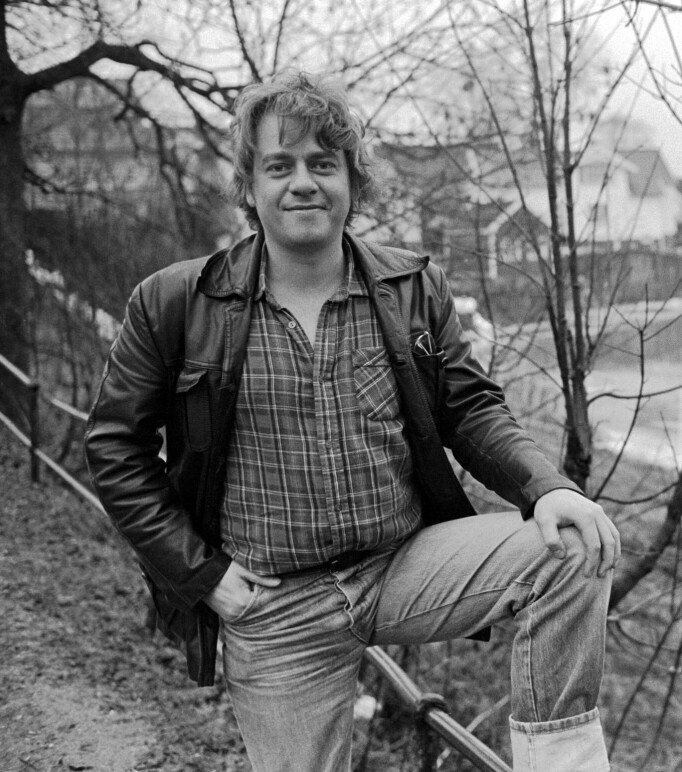 Gudmund Vindsun, her i 1980, året etter at han debuterte som forfatter med med romanen «Villskudd - Sangen til Jens».