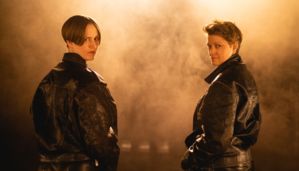 Marte Reithaug Sterud og Ann-Christin Kongsness i «A Butch is a Butch is a Butch is a Butch?». Marte Reithaug Sterud og Ann-Christin Kongsness i «A Butch is a Butch is a Butch is a Butch?».