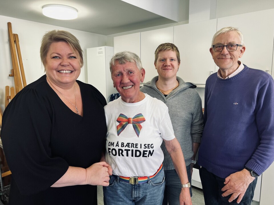 Helsebyråd i Oslo kommune, Marthe Scharning Lund, sammen med Inger Myhre Hansen, FRI Oslo og Vikens nestleder Olav Persson Ranes og Aasmund Robert Vik.