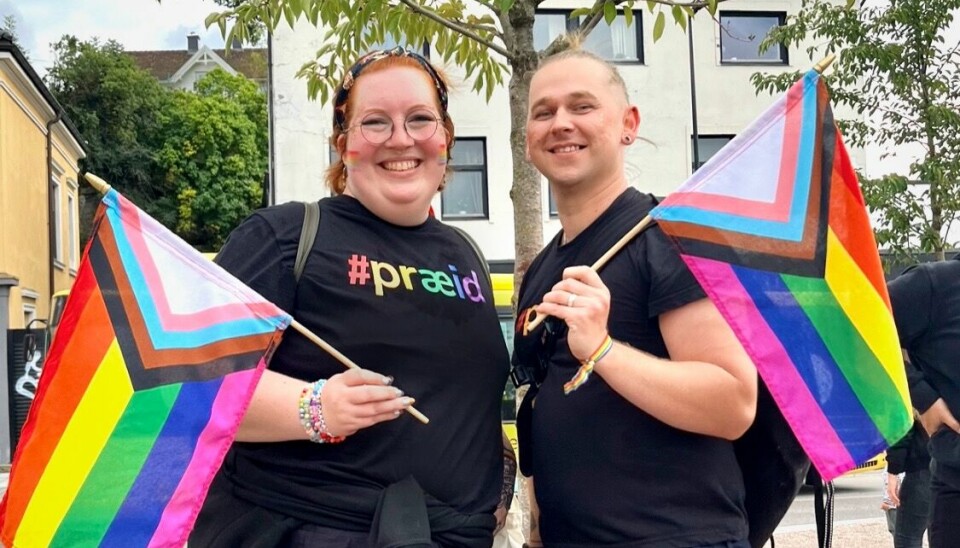Grenland Pride samlet flere hundre deltakere i midten av september i år. Nå stifter arrangørene Michelle og Sondre Moland en ny skeiv organisasjon i Grenland.