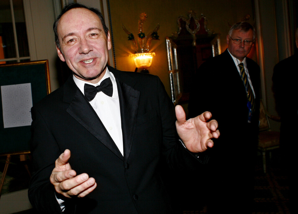 Kevin Spacey fotografert under et norgesbesøk i 2007.
