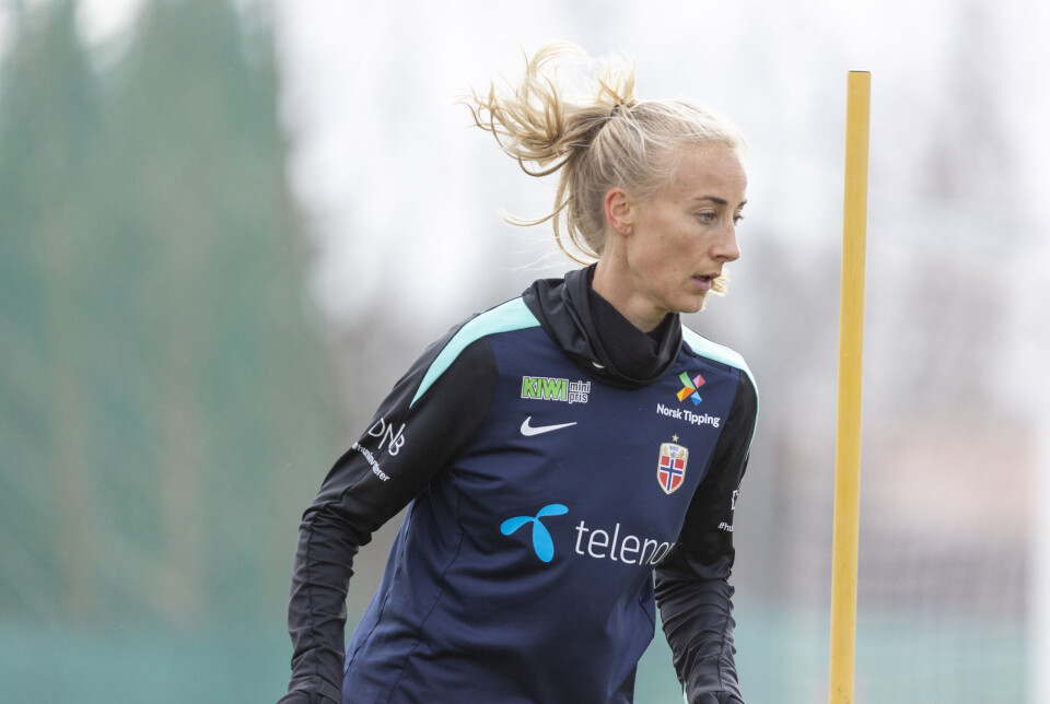 Anja Sønstevold, her under landslagstrening med Norge i april.