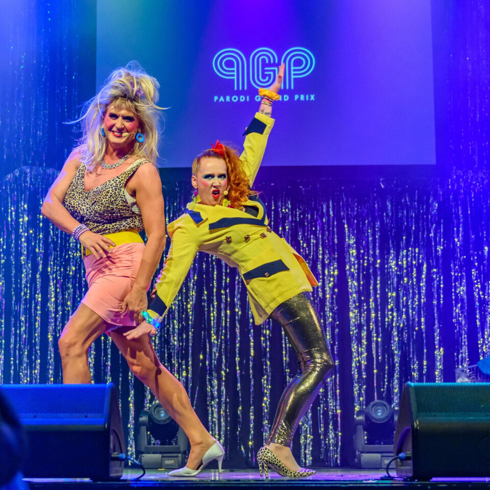 Ruthemor og Sissel, alias Inger Lise Drabløs og Dag Christer Haugen.