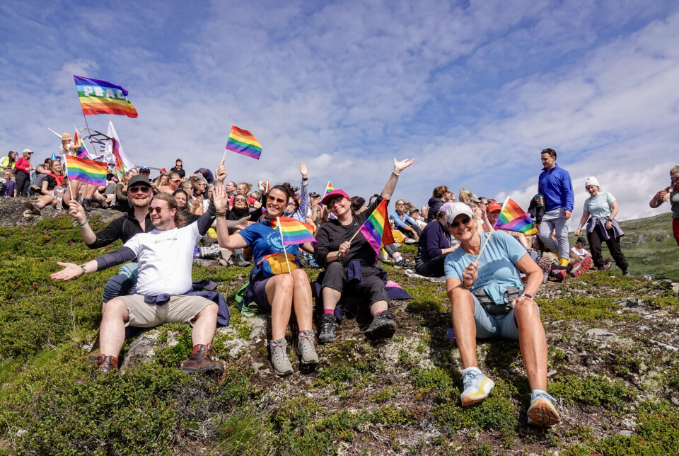Det var rekordoppslutning om Vinjepride som fredag sto på programmet under årets Vinjerock.