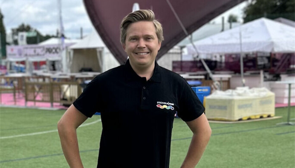 Joakim Storeide er nye festivalsjef for Stockholm Pride.