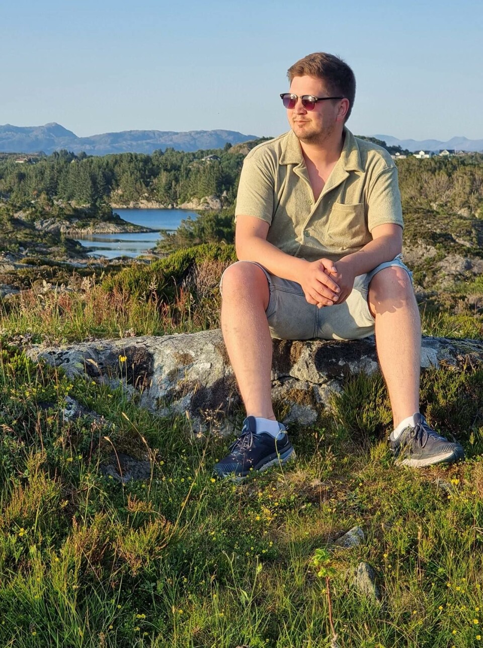 Lars Fausk er medlem i pridekomiteen i Bømlo.