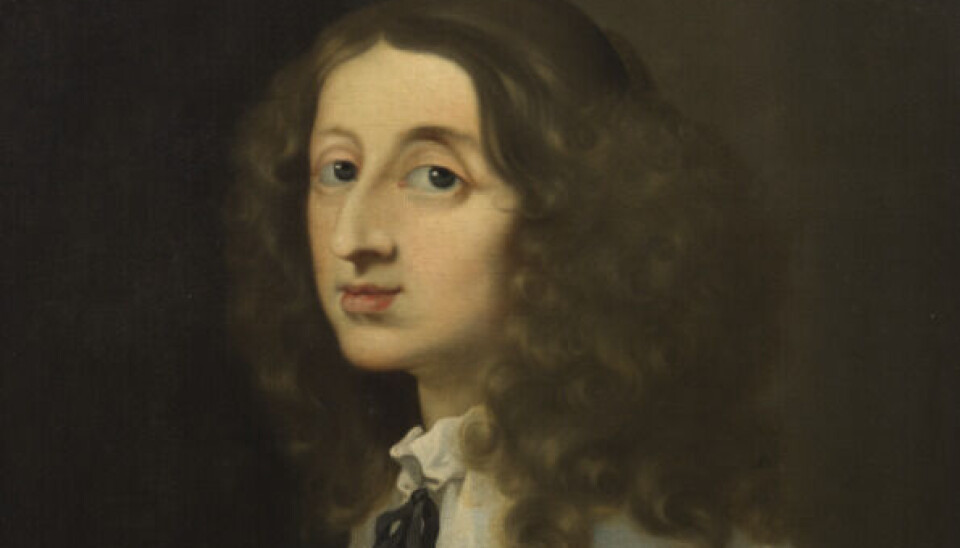 Portrett av dronning Kristina malt av Sébastien Bourdon (1616-1671).
