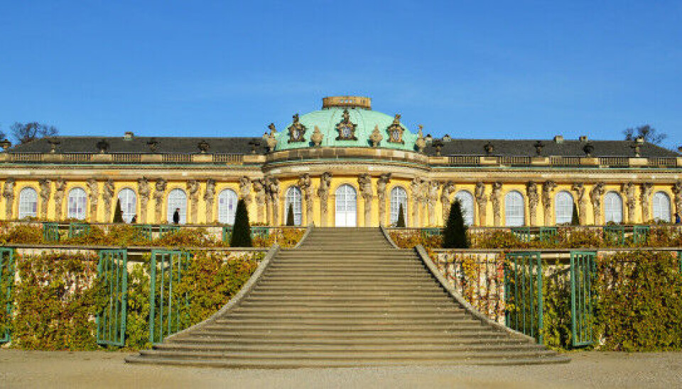 Sanssouci - Sorgenfri - var Fredrik den stores vakre sommerpalass.