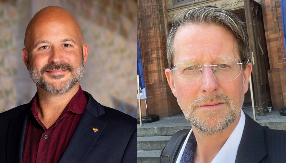 Jon Reidar Øyan (t.v) og Helge Ytterøy L’orange.