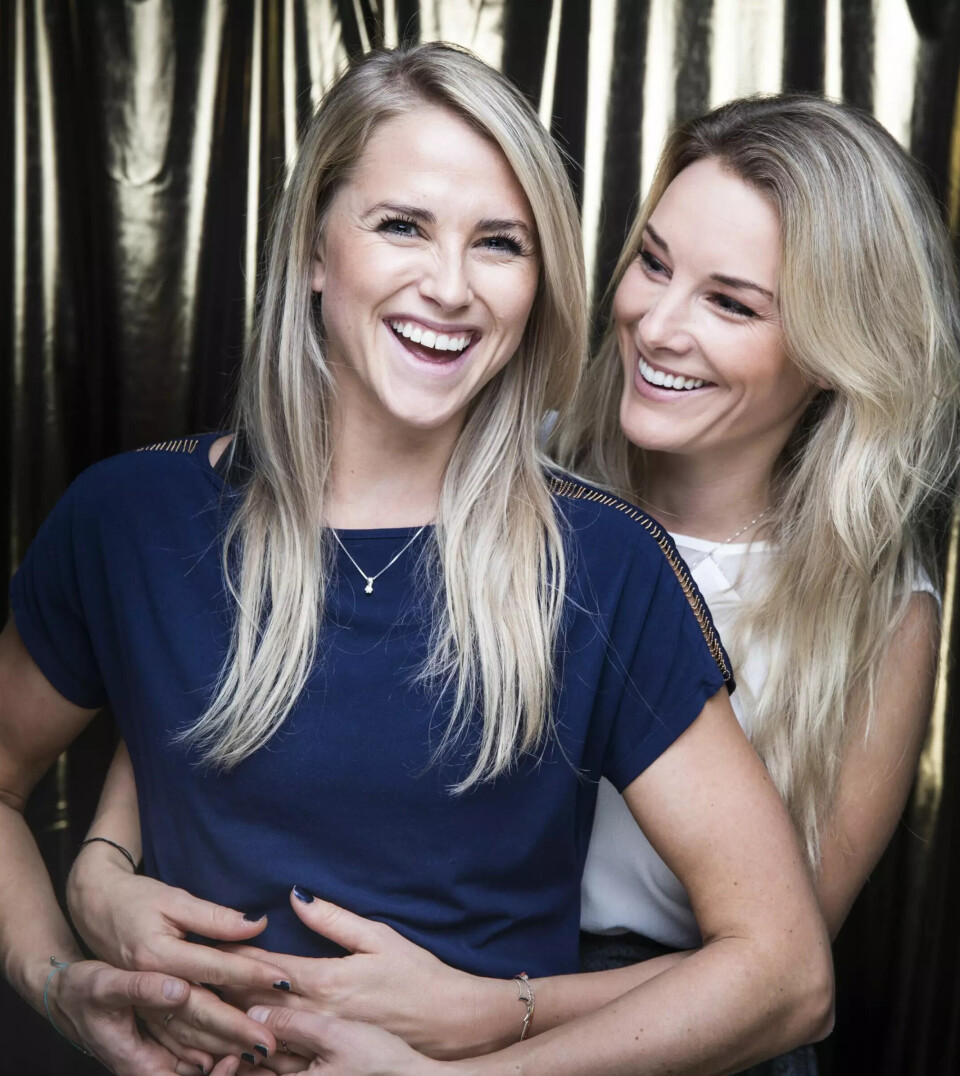 Tonje Garvik, her med ektefellen Lene Sleperud, er nominert til Jenteprisen 2024.