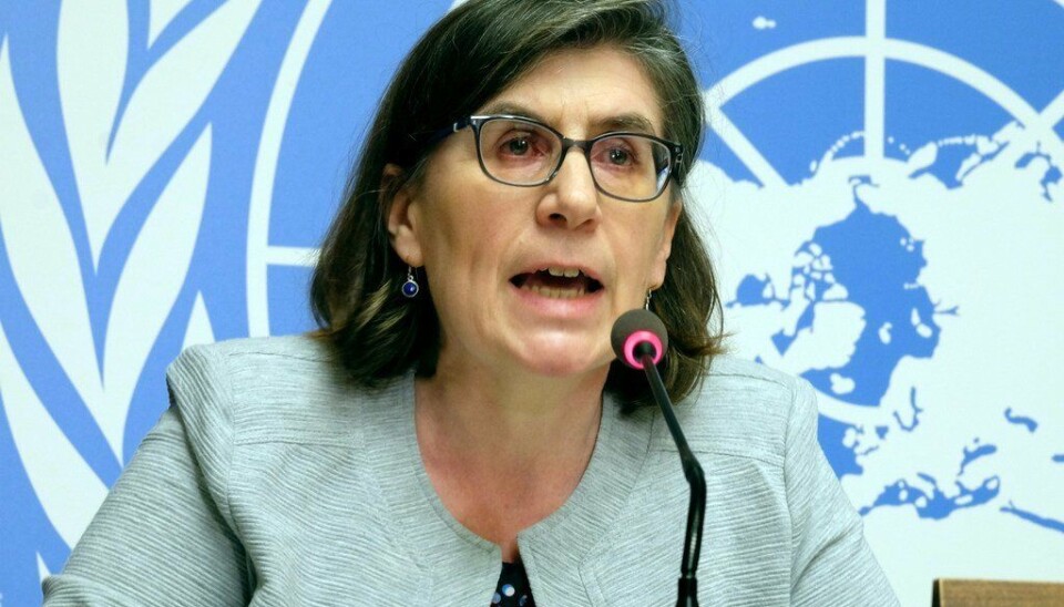 Liz Throssell, talsperson for FNs høykommissær for menneskerettigheter.