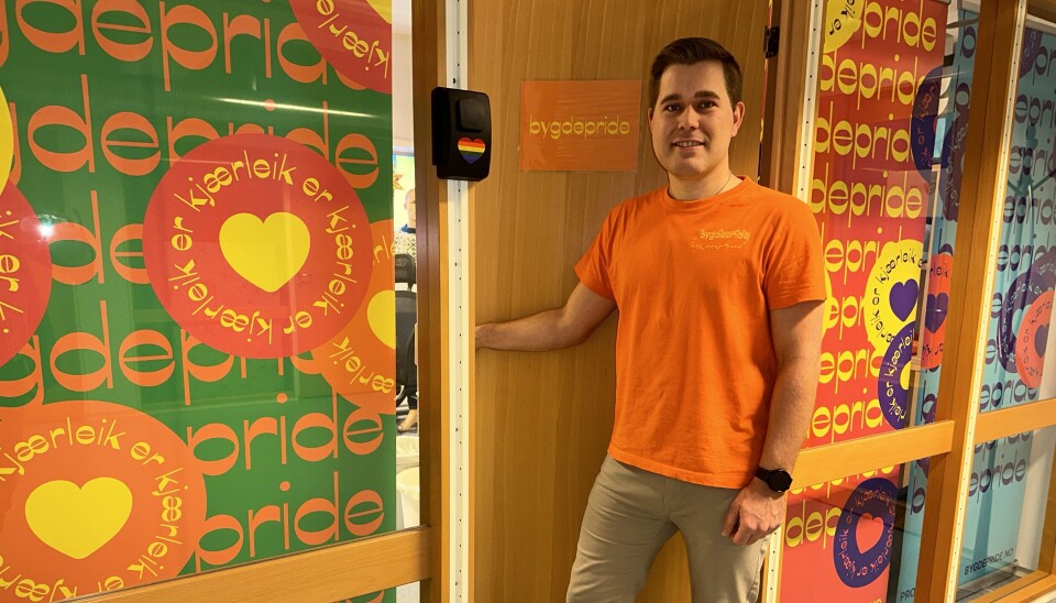 Leiar Anbjørn Steinholm Frislid i Bygdepride i det nye kontoret