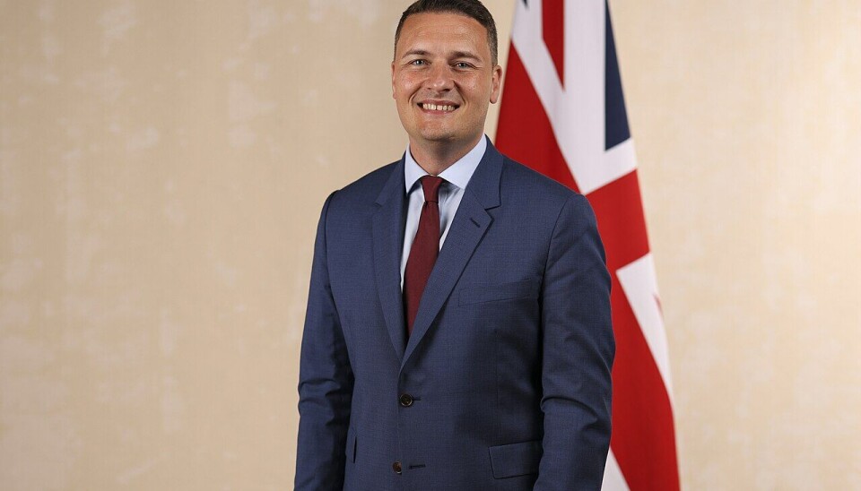 HELSEMINISTER: Storbritannias helseminister Wes Streeting (Labour)